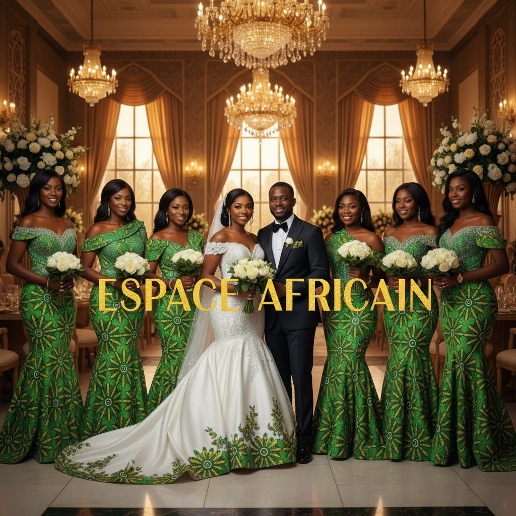 Tissu Pagne Africain Brillant 6 Yards