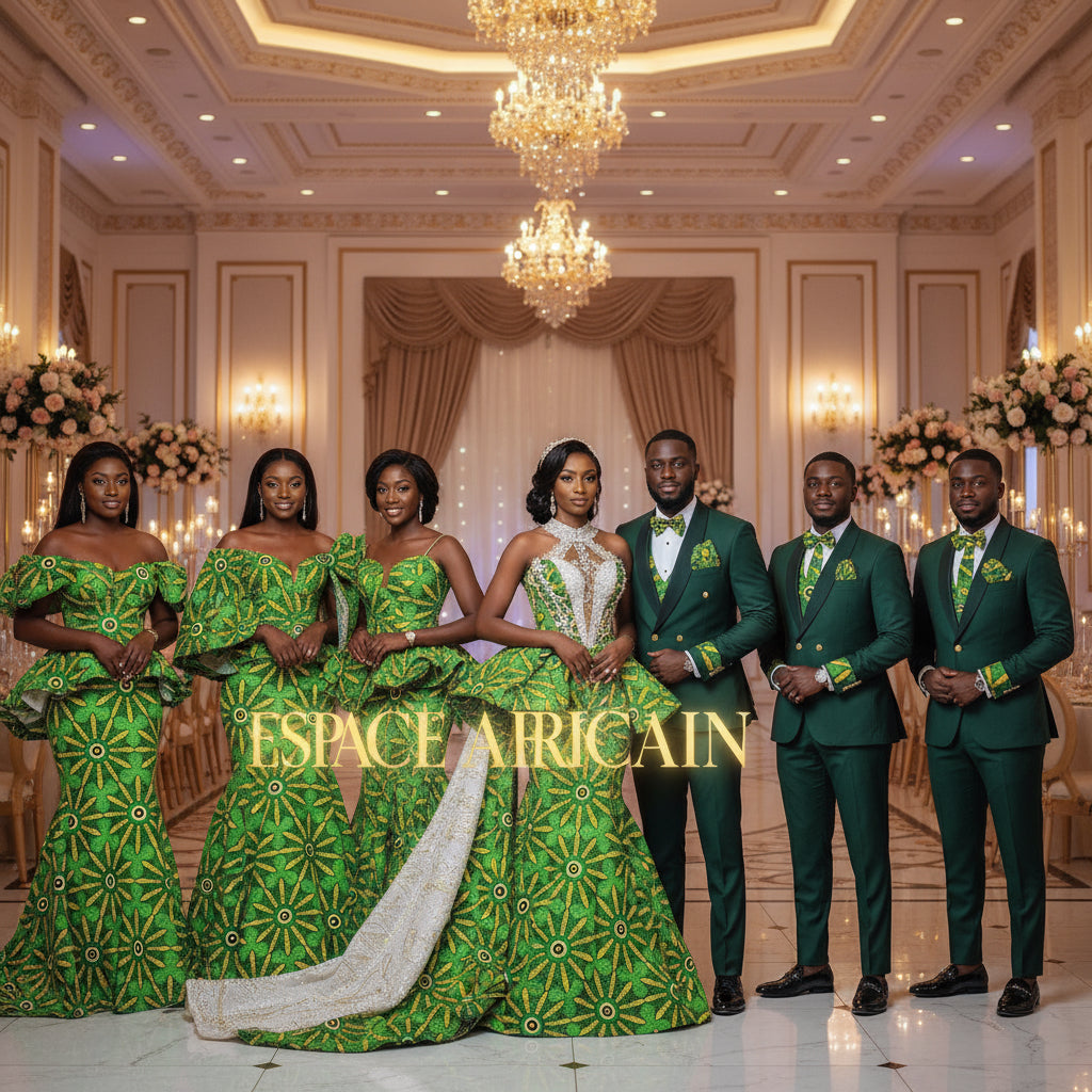 Tissu Pagne Africain Brillant 6 Yards