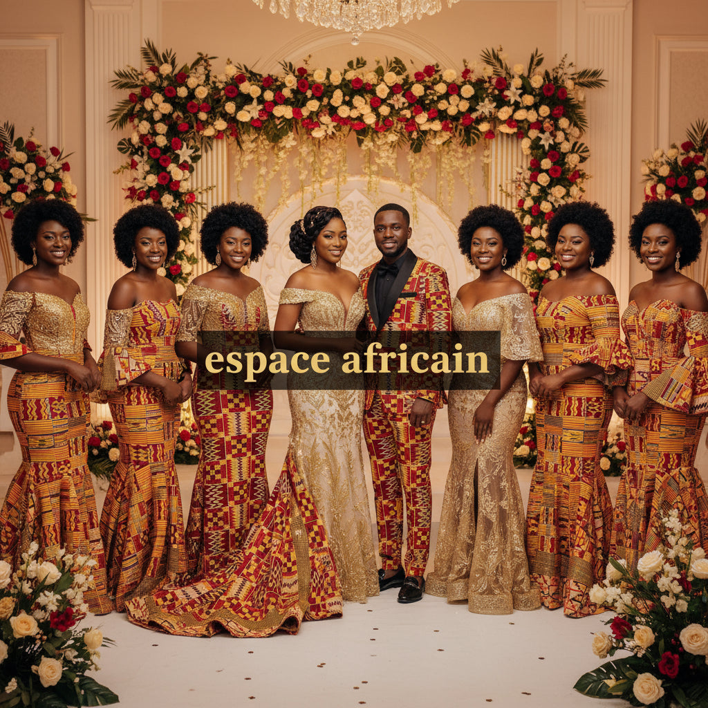 Tissu Pagne Africain Brillant 6 Yards