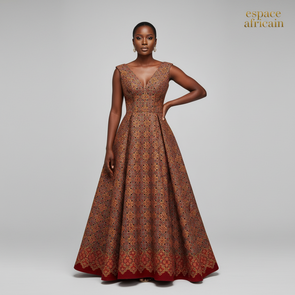 Tissu Pagne Africain Brillant 6 Yards