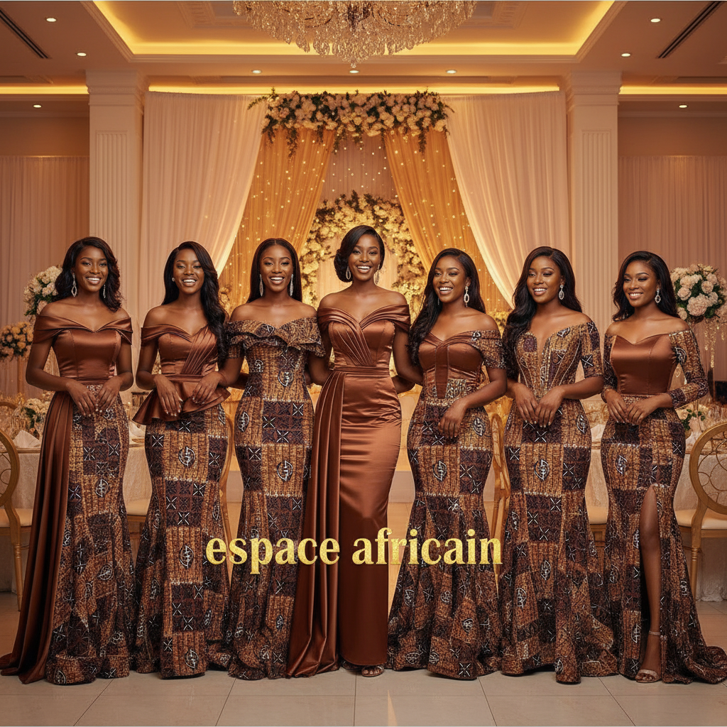 Tissu Wax Bogolan  6 Yards