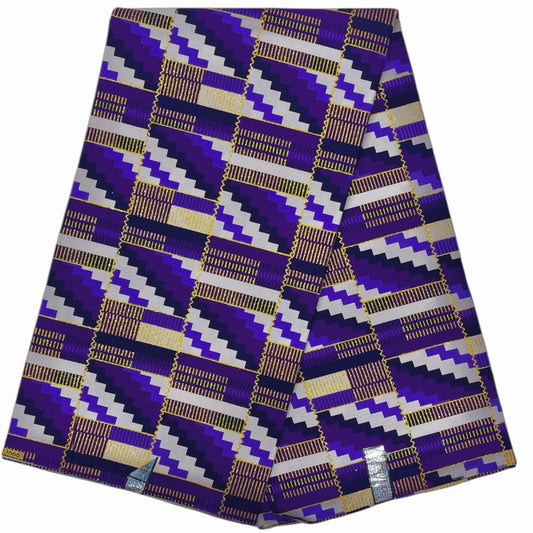 Wax Tissu Pagne Africain Brillant 6 Yards