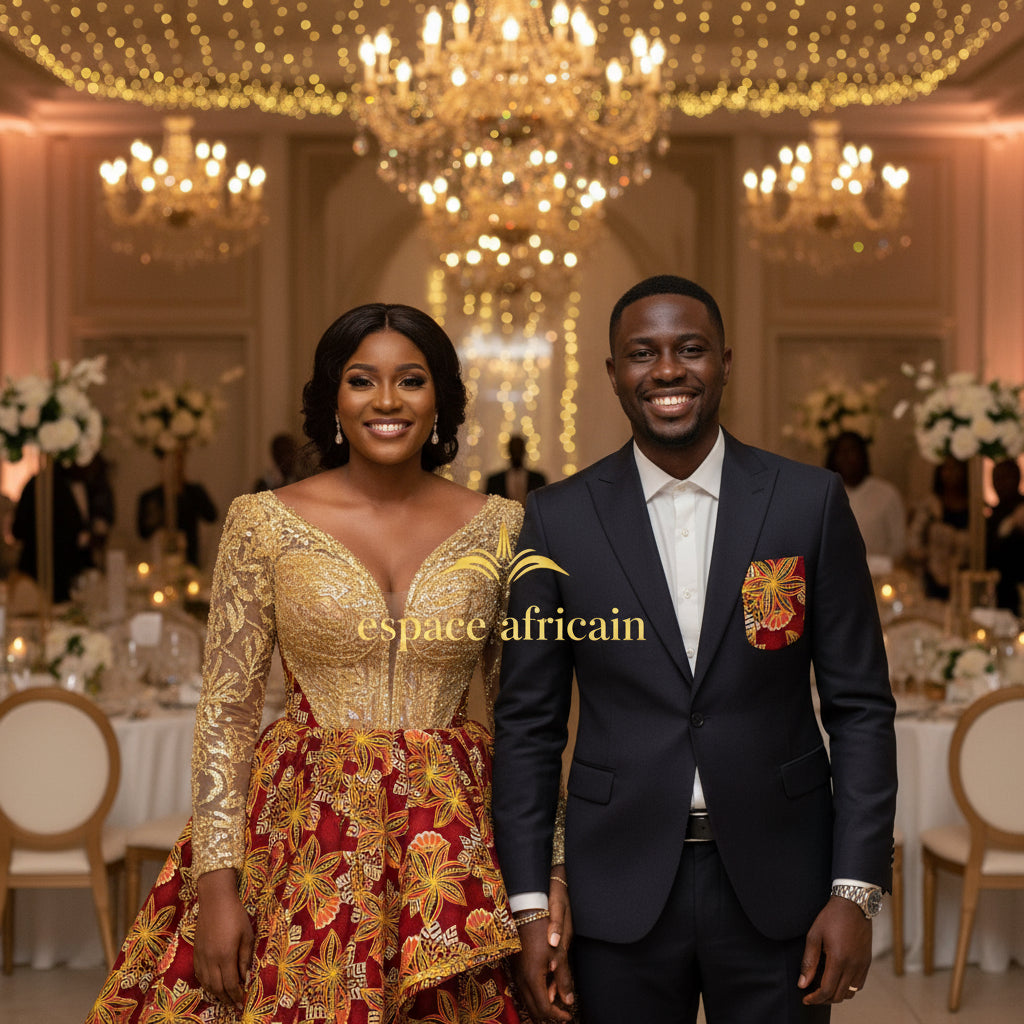 Tissu Pagne Africain Brillant 6 Yards