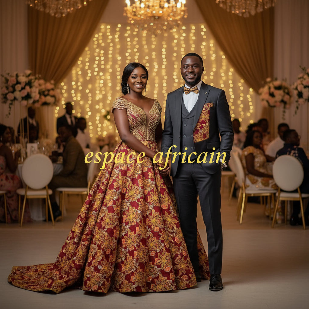 Tissu Pagne Africain Brillant 6 Yards