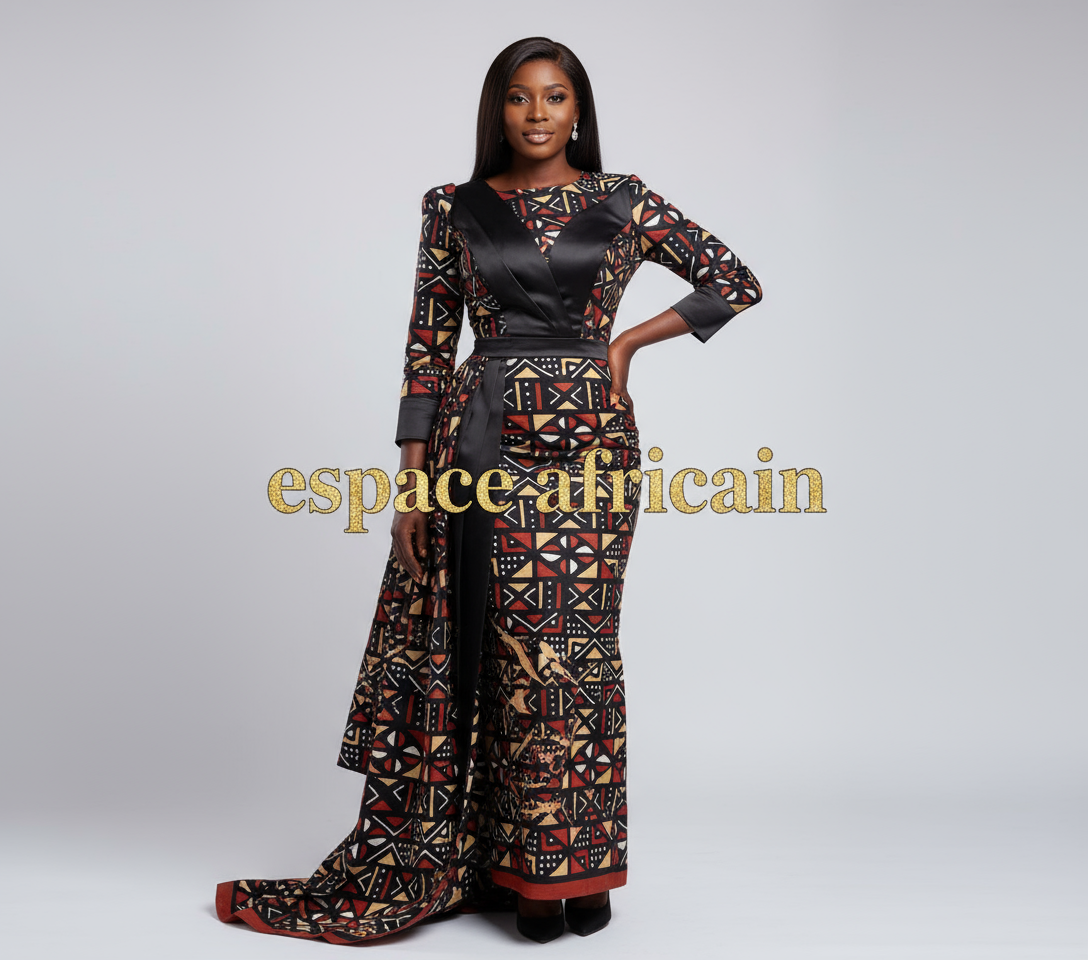 Tissu Wax Bogolan  6 Yards