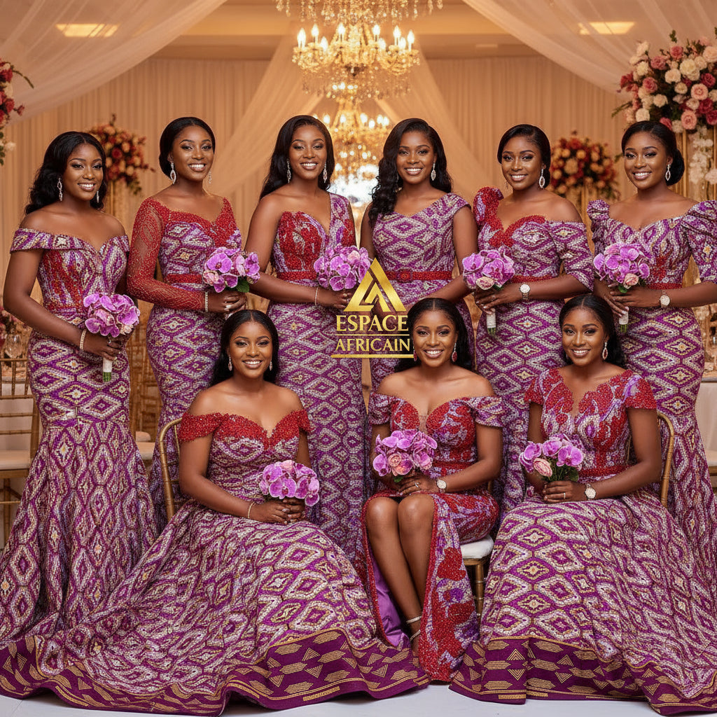 Tissu Pagne Africain Brillant 6 Yards