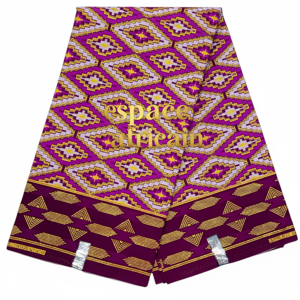 Tissu Pagne Africain Brillant 6 Yards