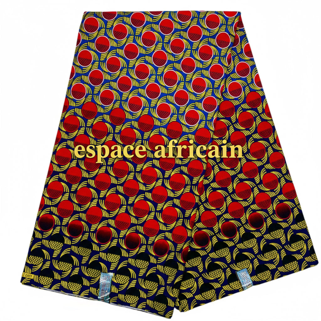Tissu Pagne Africain Brillant 6 Yards