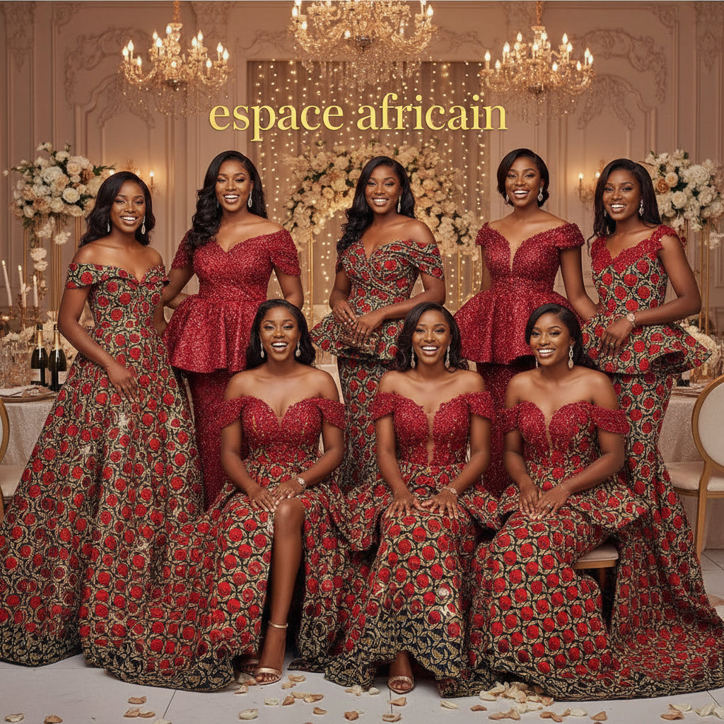 Tissu Pagne Africain Brillant 6 Yards