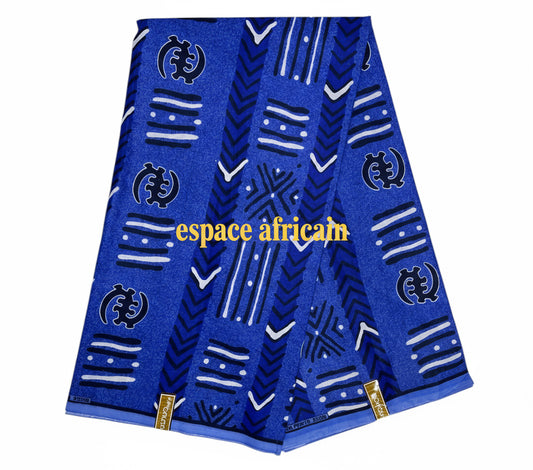 Tissu Wax Bogolan 6 Yards