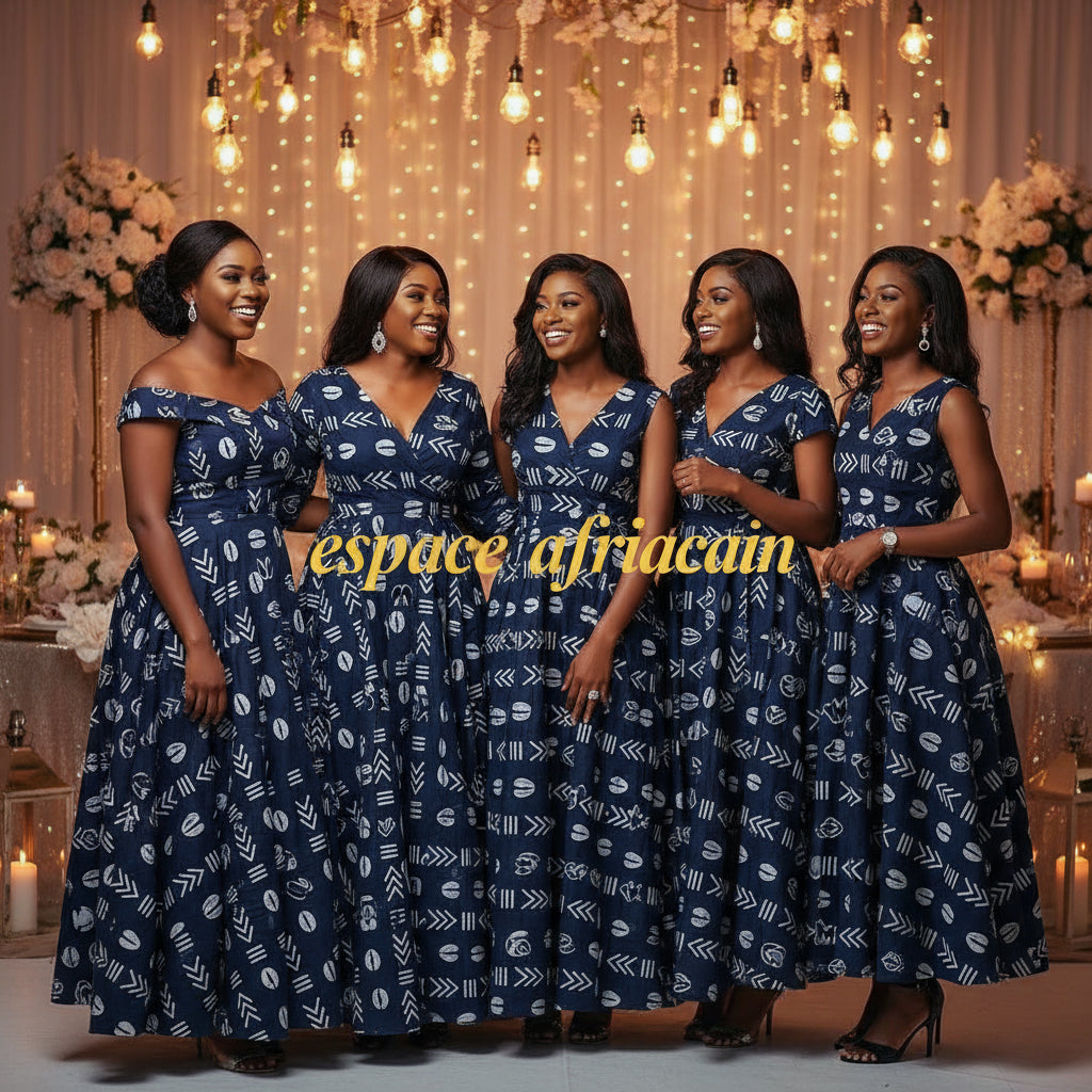 Tissu Wax Bogolan 6 Yards