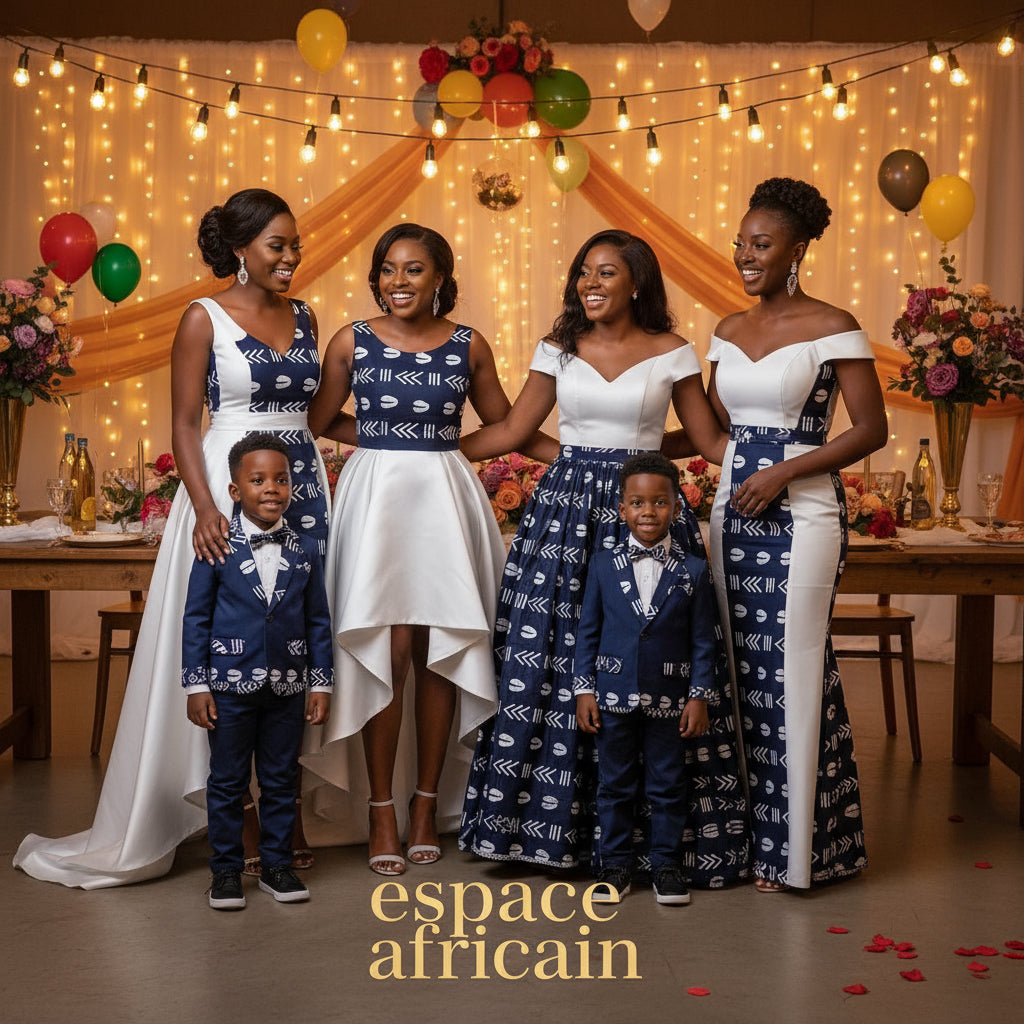 Tissu Wax Bogolan 6 Yards