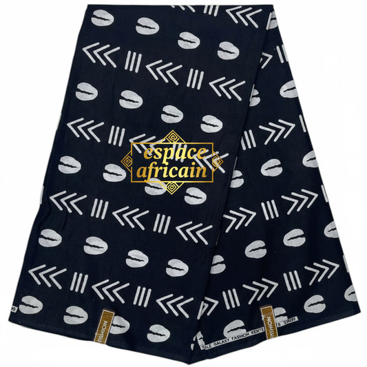 Tissu Wax Bogolan 6 Yards