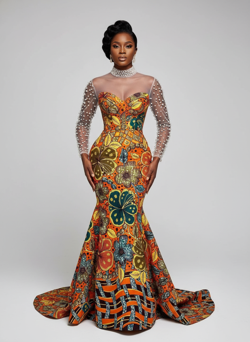 Tissu Pagne Africain 6 Yards