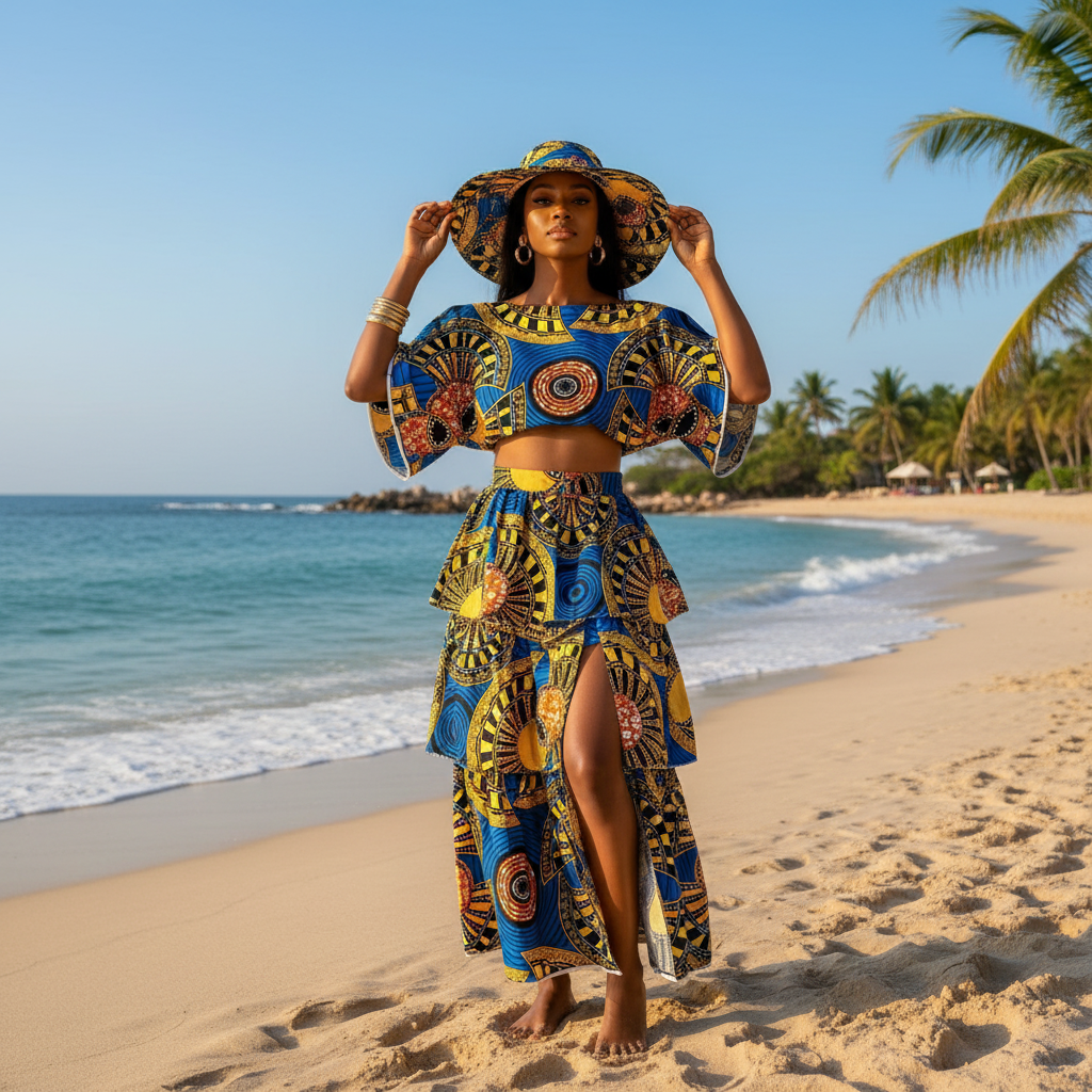 Tissu Pagne Africain 6 Yards