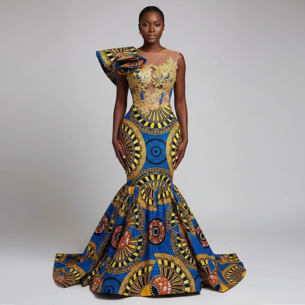 Tissu Pagne Africain 6 Yards