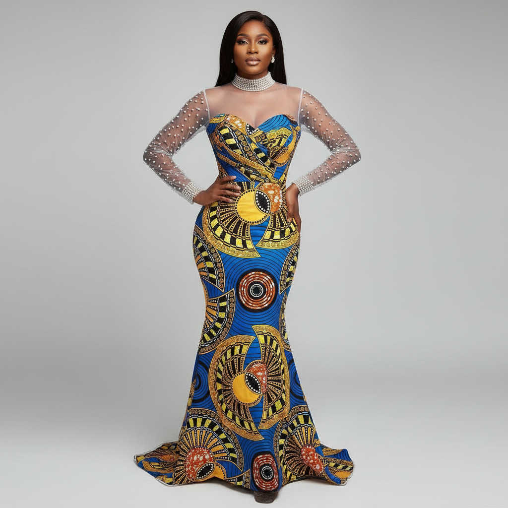 Tissu Pagne Africain 6 Yards