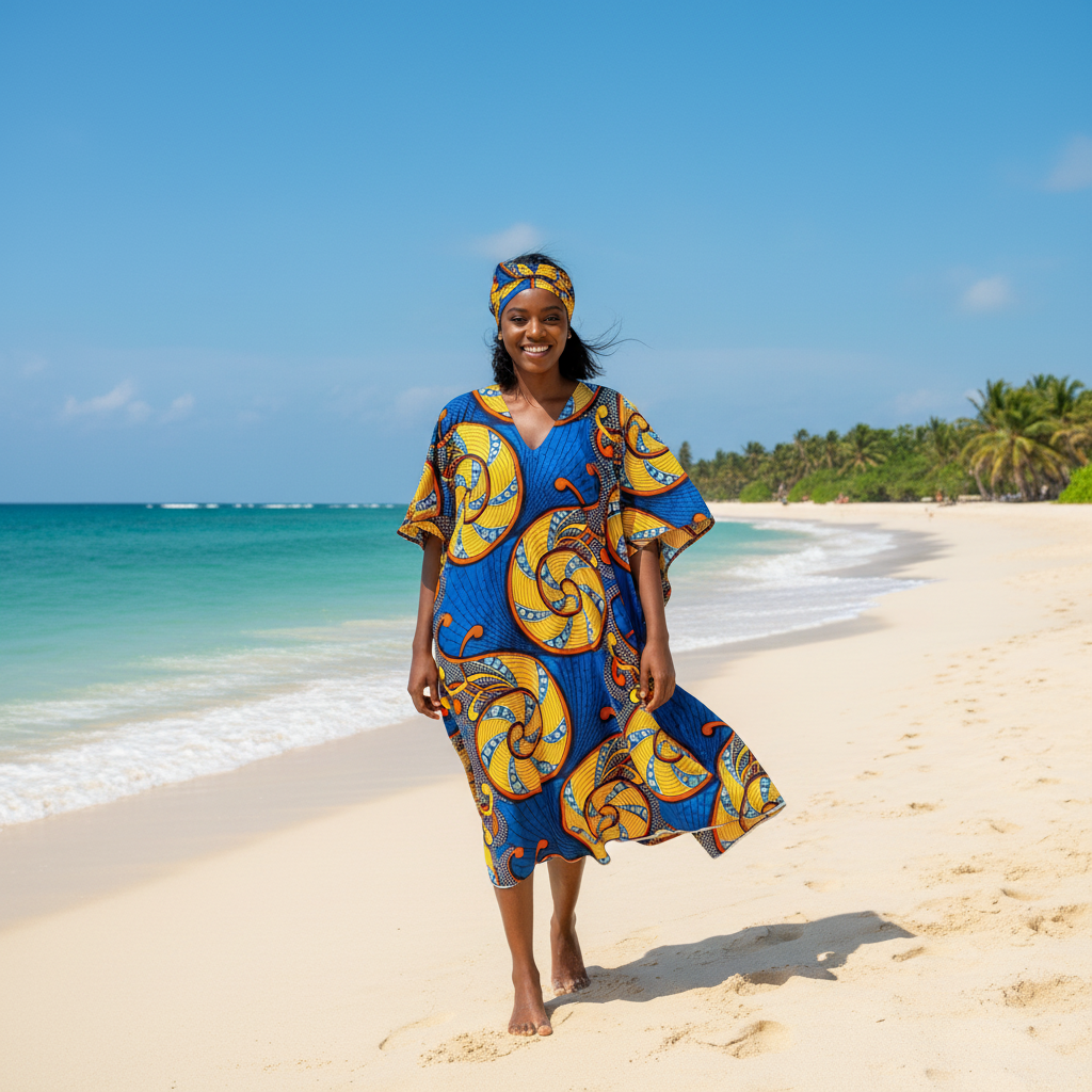 Tissu Pagne Africain 6 Yards