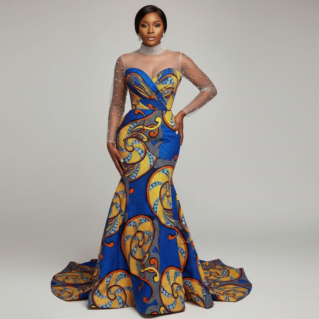 Tissu Pagne Africain 6 Yards