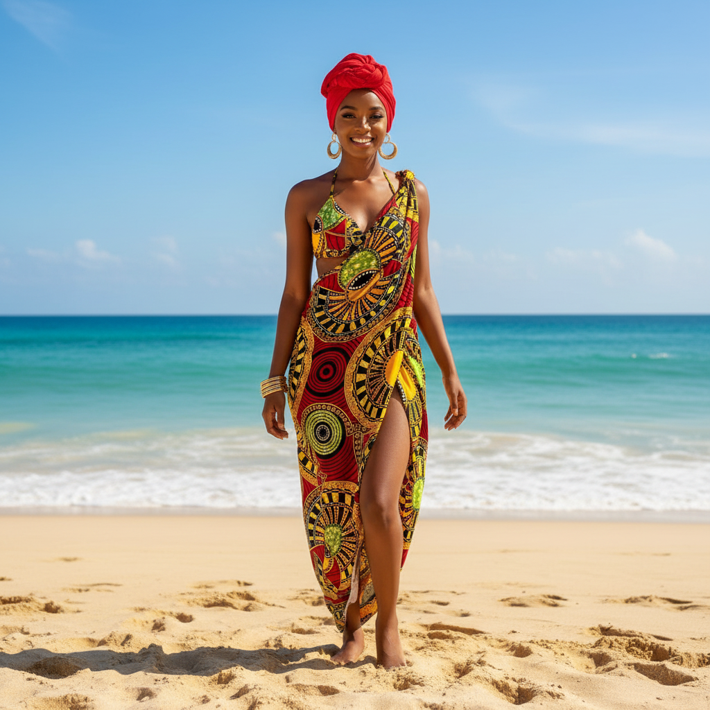 Tissu Pagne Africain 6 Yards