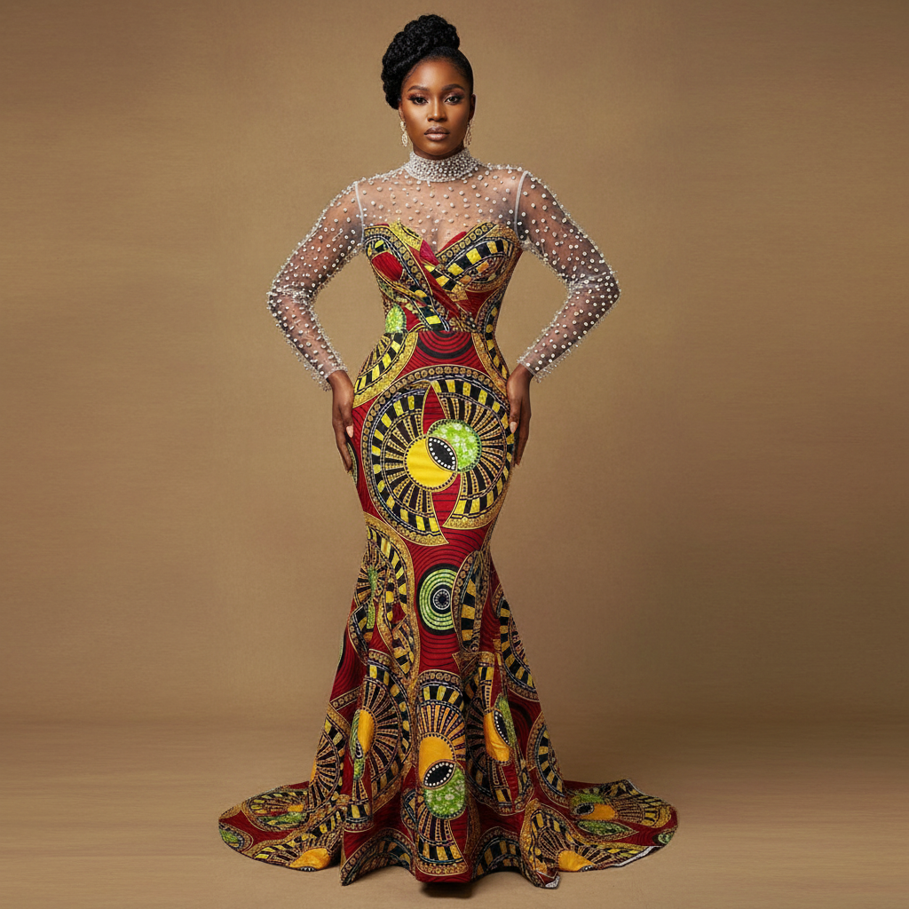 Tissu Pagne Africain 6 Yards