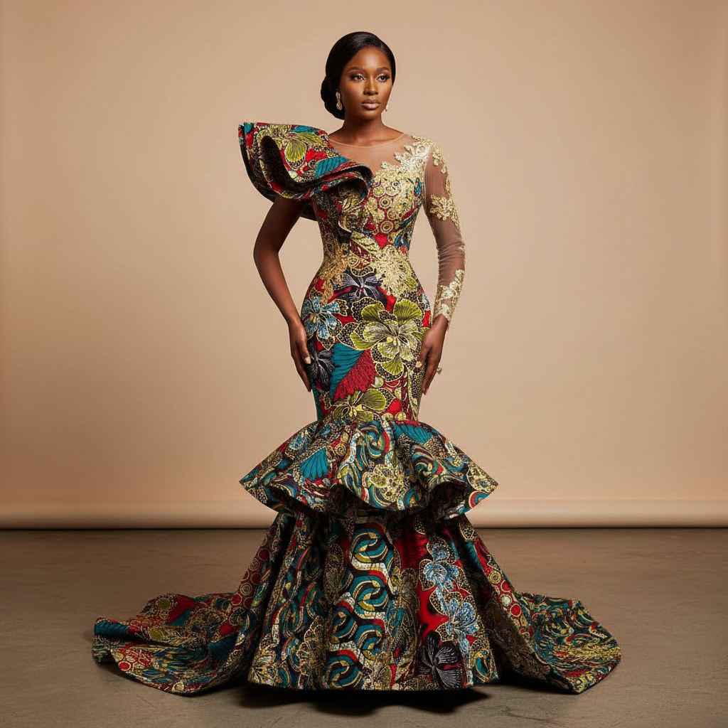 Tissu Pagne Africain 6 Yards