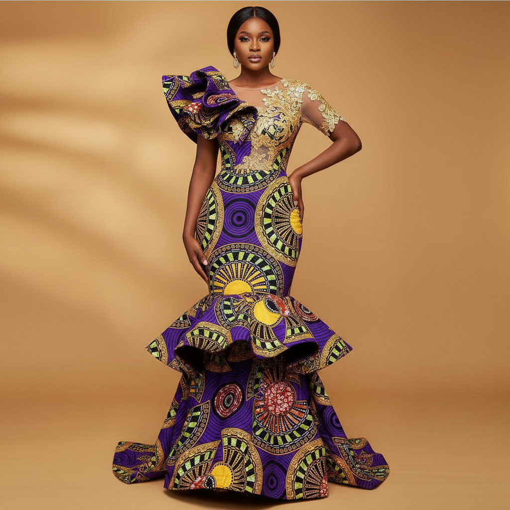 Tissu Pagne Africain 6 Yards