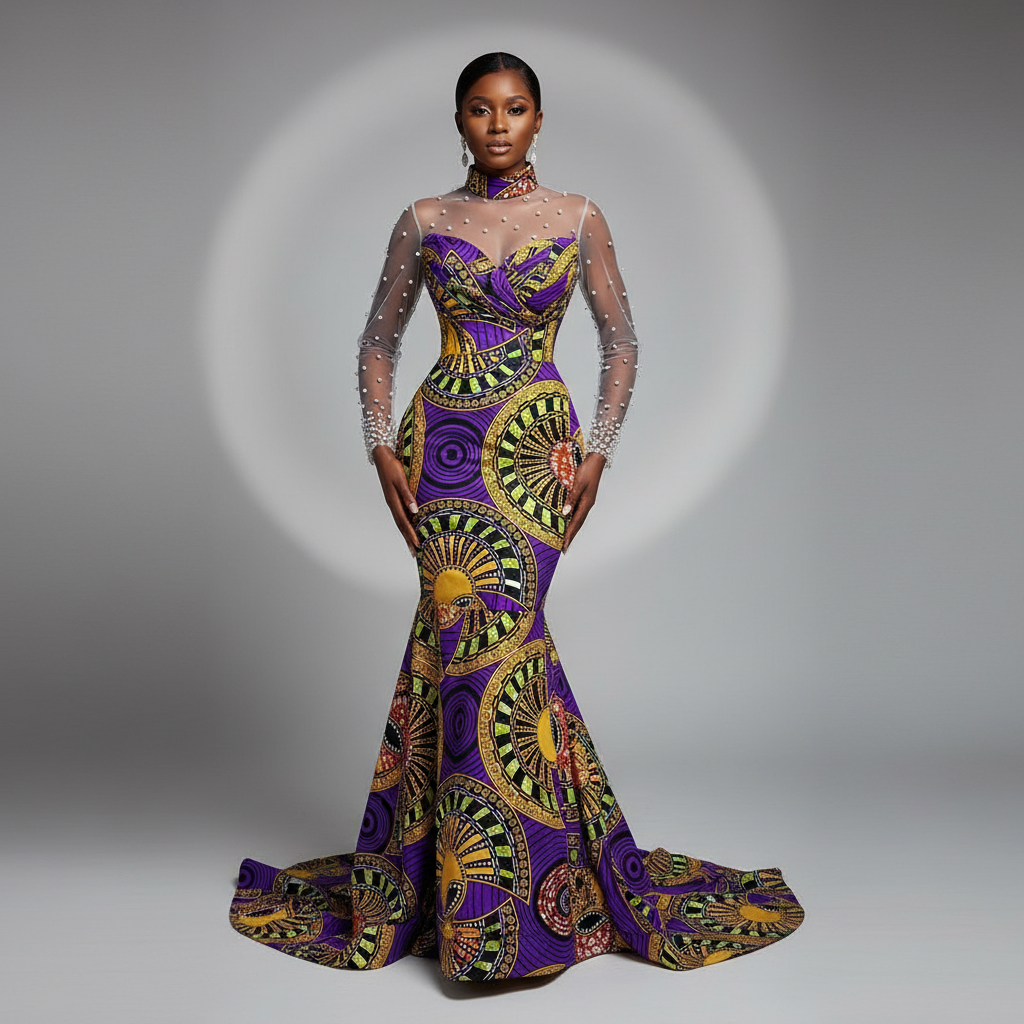 Tissu Pagne Africain 6 Yards