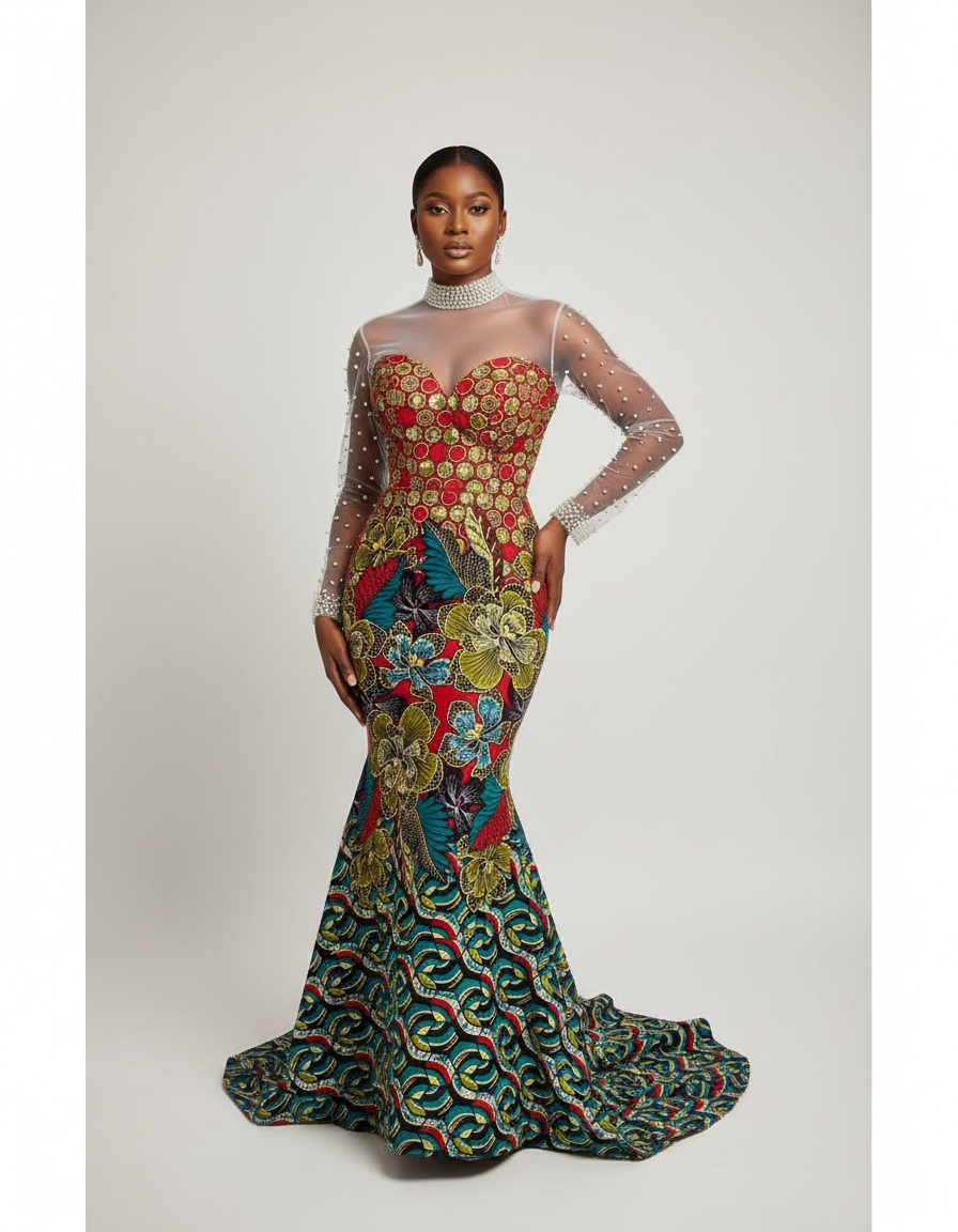 Tissu Pagne Africain 6 Yards