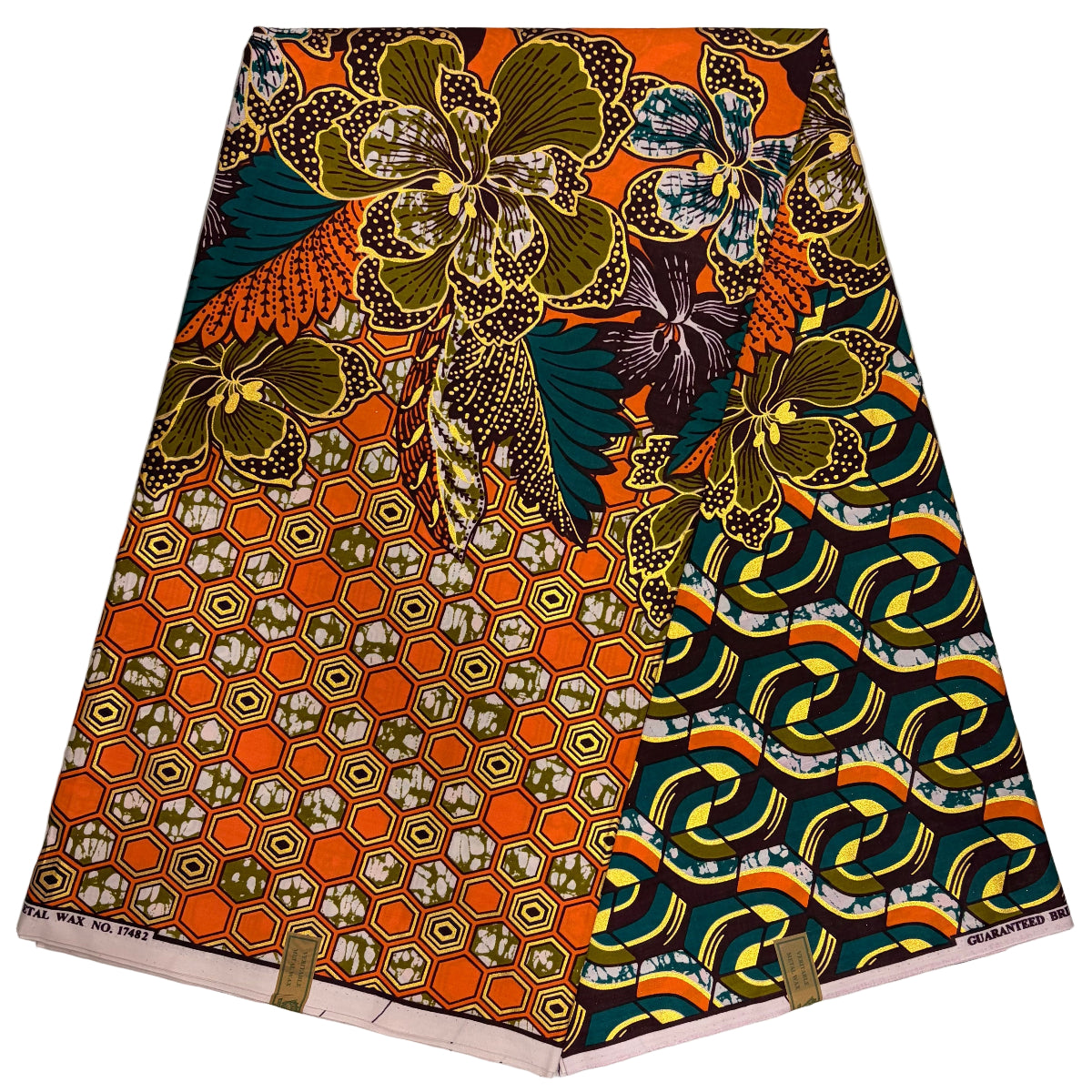 Tissu Pagne Africain Brillant 6 Yards