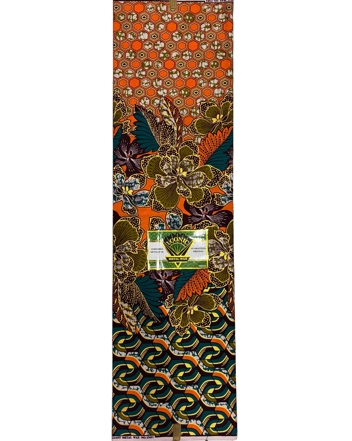 Tissu Pagne Africain Brillant 6 Yards