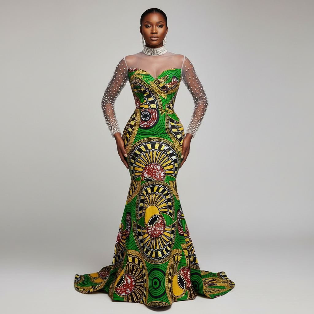 Tissu Pagne Africain 6 Yards