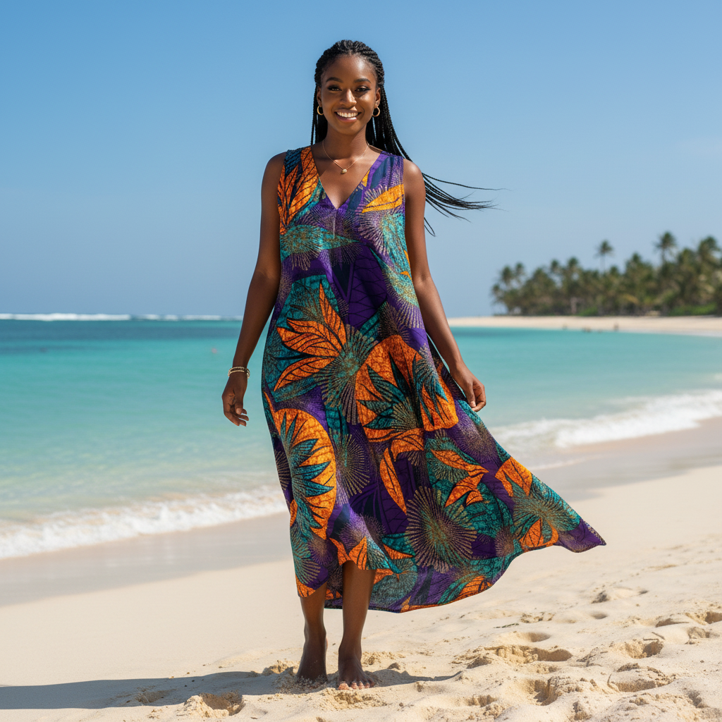 Tissu Pagne Africain 6 Yards