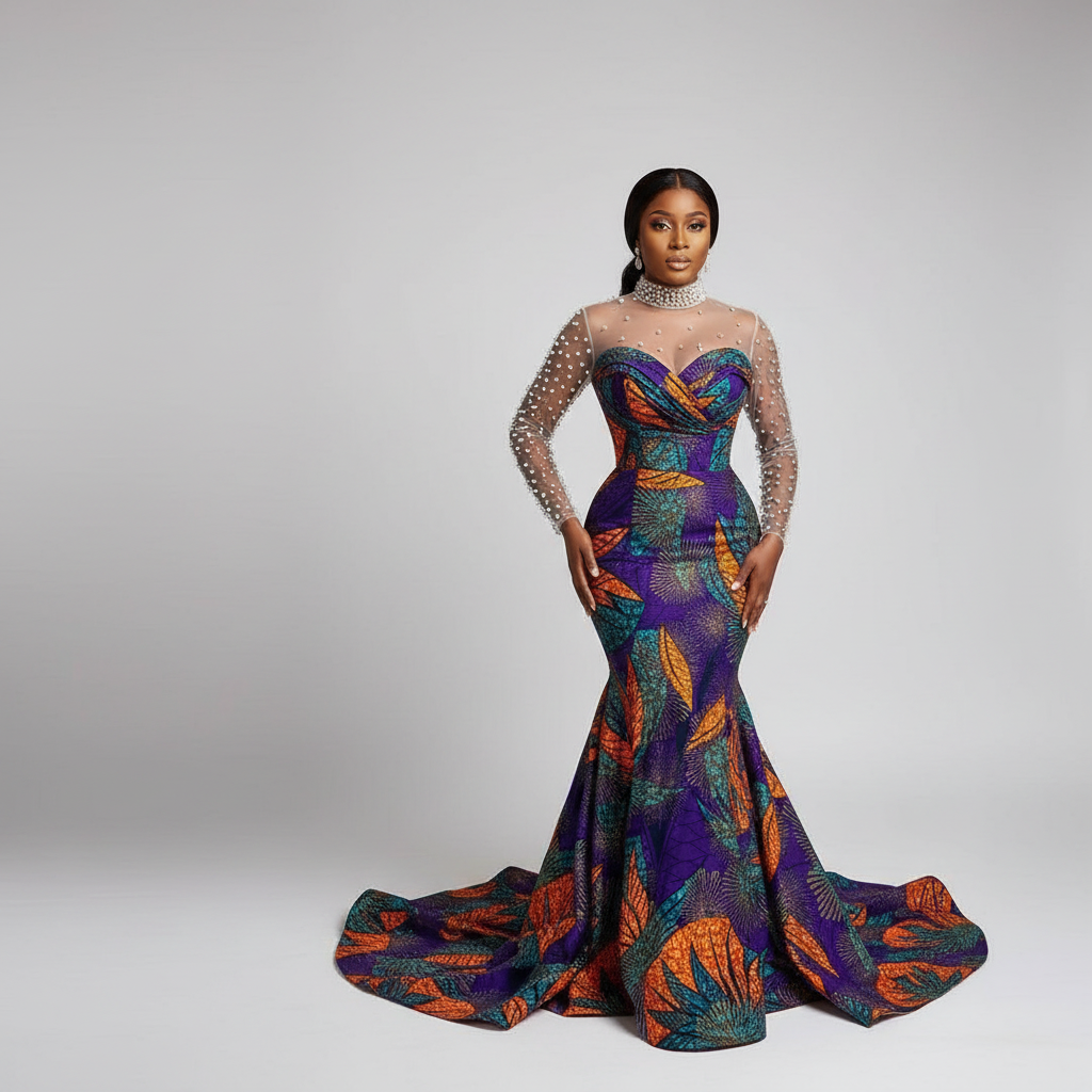 Tissu Pagne Africain 6 Yards