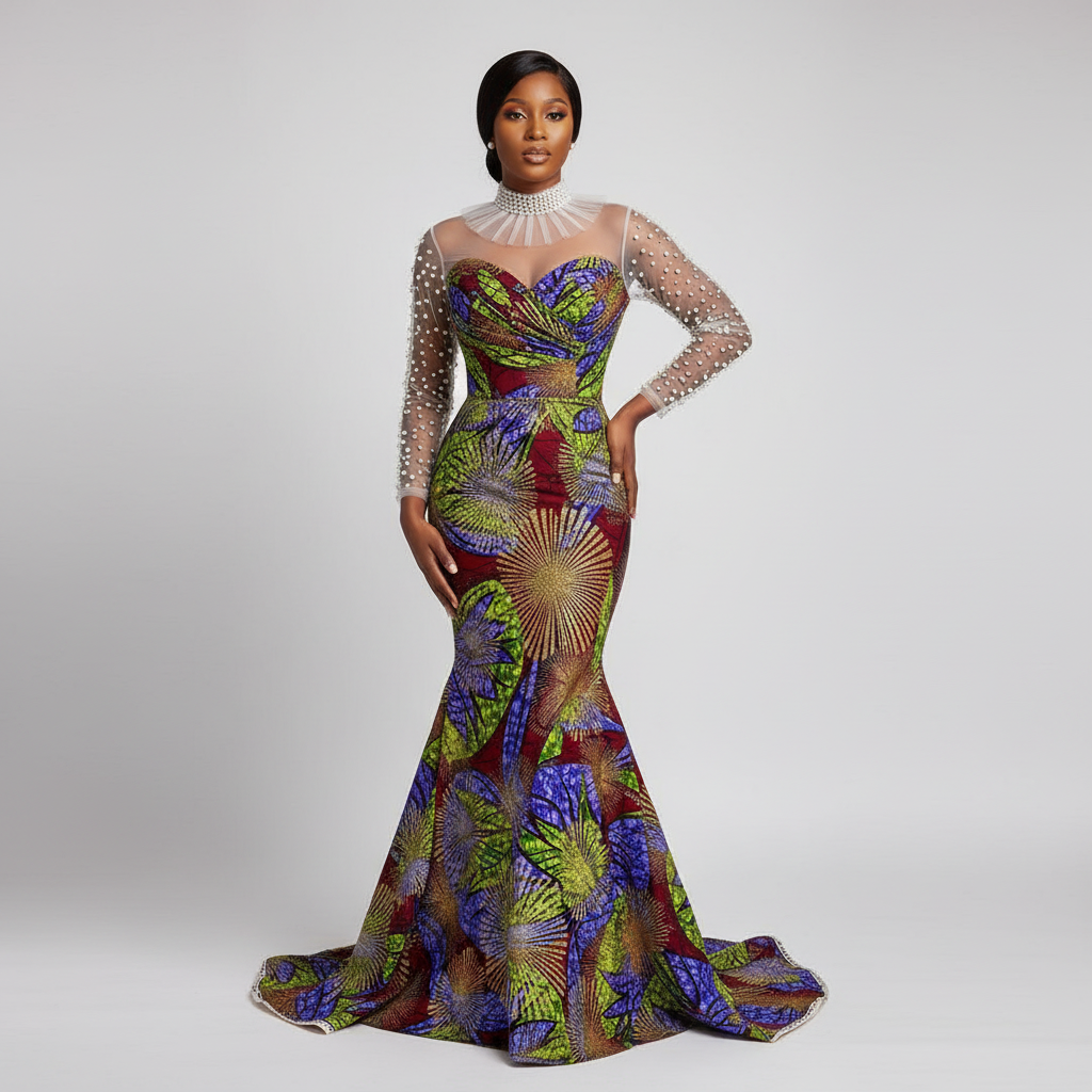 Tissu Pagne Africain 6 Yards