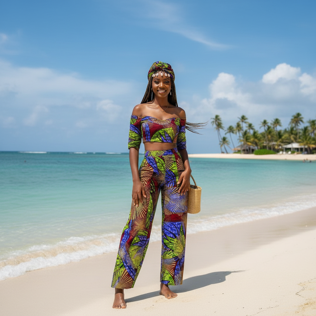 Tissu Pagne Africain 6 Yards