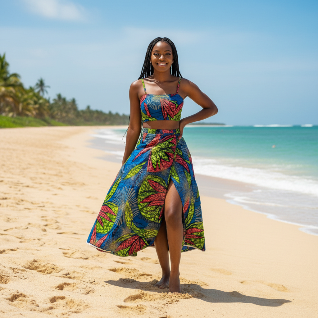 Tissu Pagne Africain 6 Yards