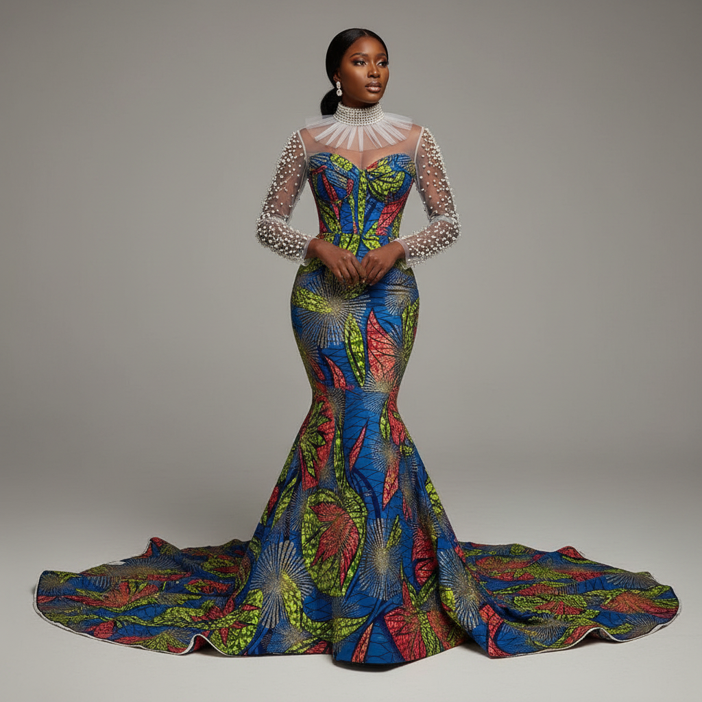 Tissu Pagne Africain 6 Yards