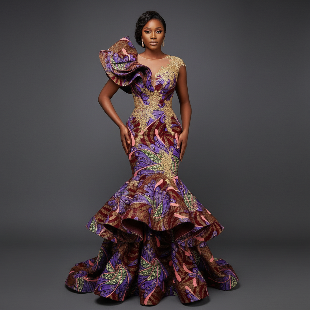 Tissu Pagne Africain 6 Yards