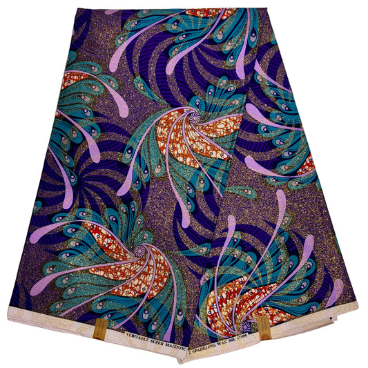 Tissu Pagne Africain Brillant 6 Yards