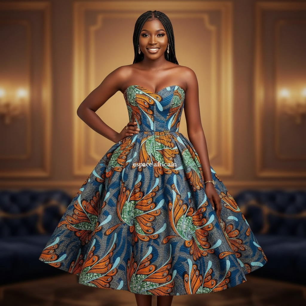 Tissu Pagne Africain 6 Yards