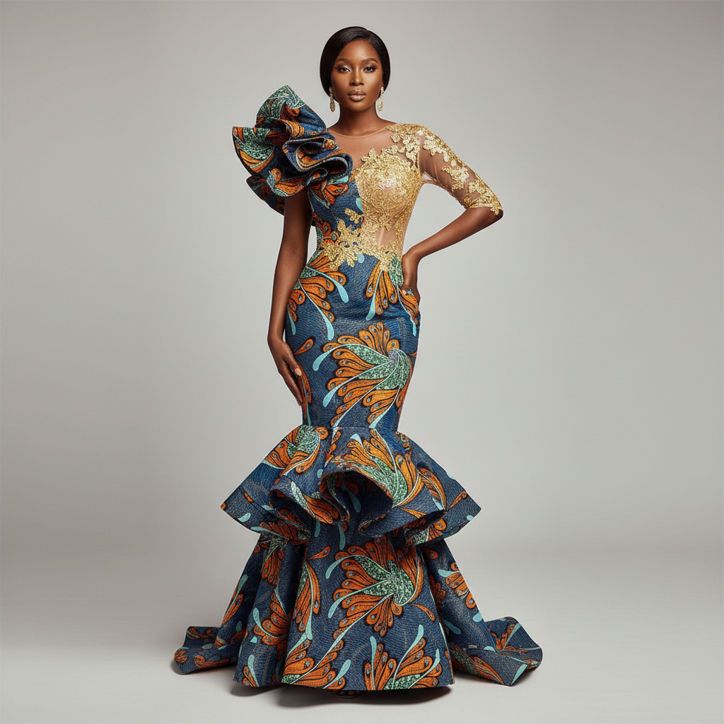 Tissu Pagne Africain 6 Yards