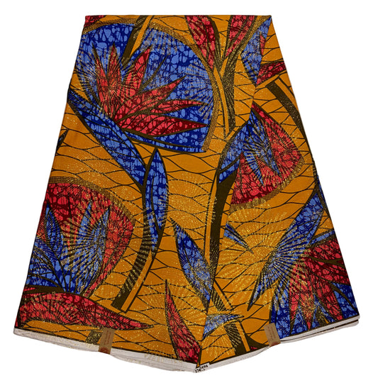 Tissu Pagne Africain Brillant 6 Yards
