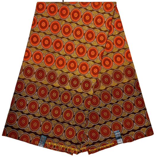 Wax Tissu Pagne Africain pailleté Brillant 6 Yards