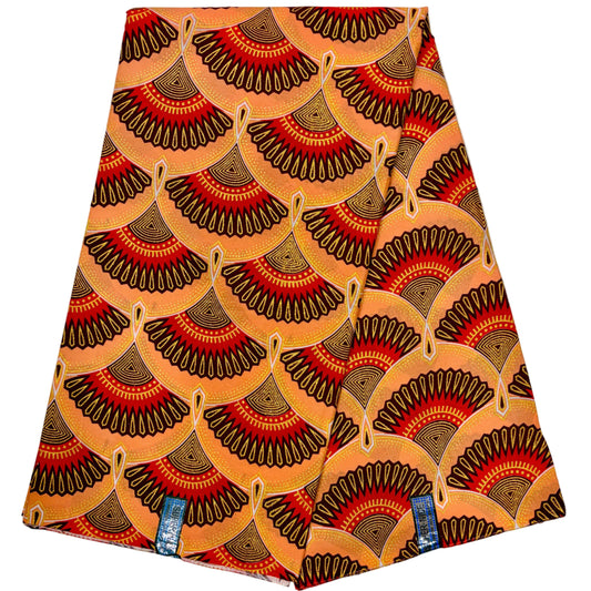 Wax Tissu Pagne Africain pailleté Brillant 6 Yards
