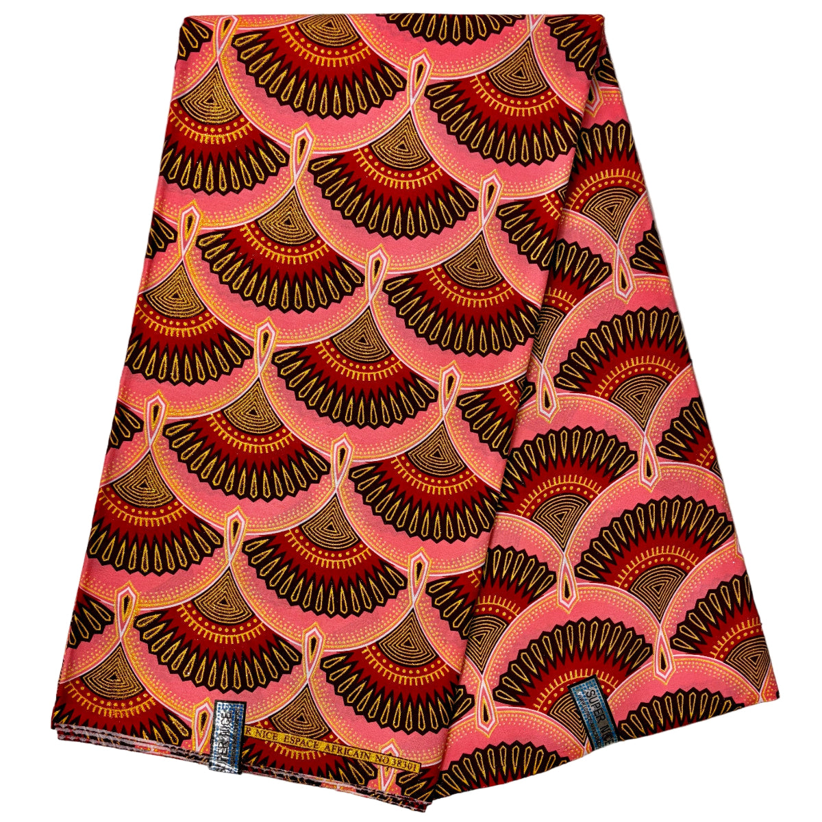 Wax Tissu Pagne Africain pailleté Brillant 6 Yards