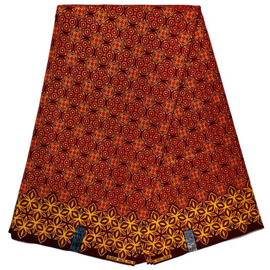 Wax Tissu Pagne Africain pailleté Brillant 6 Yards