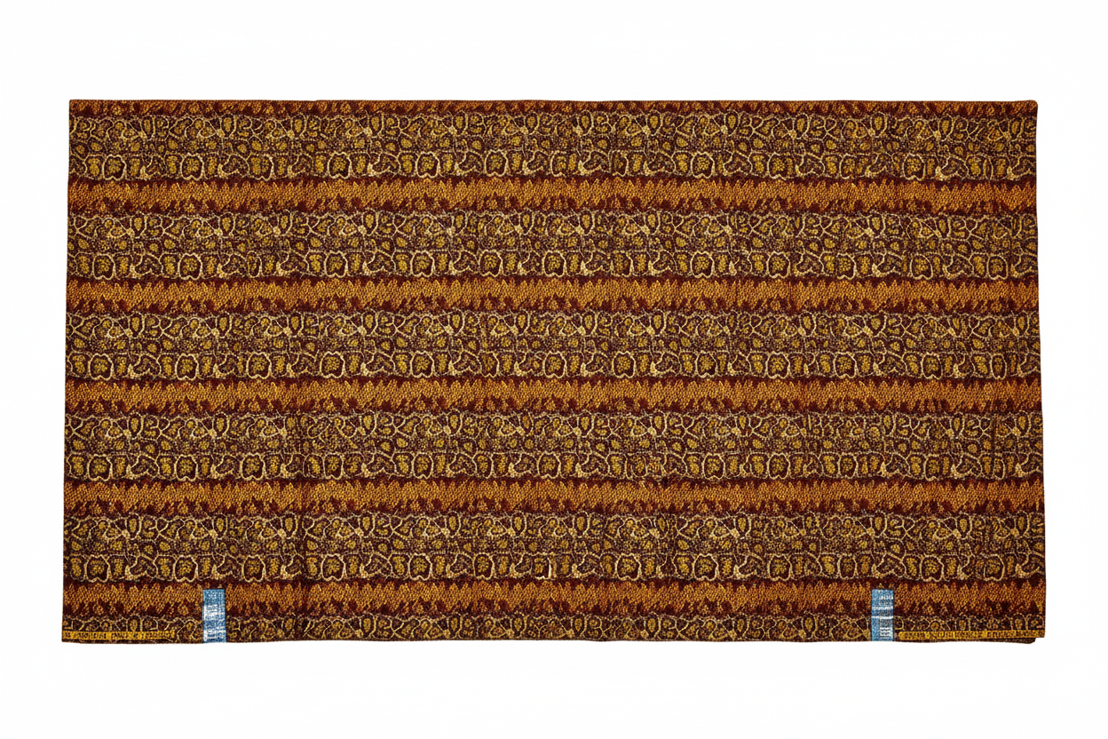 Wax Tissu Pagne Africain pailleté Brillant 6 Yards