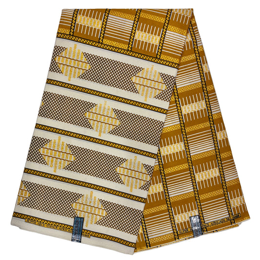 Wax Tissu Pagne Africain pailleté Brillant 6 Yards