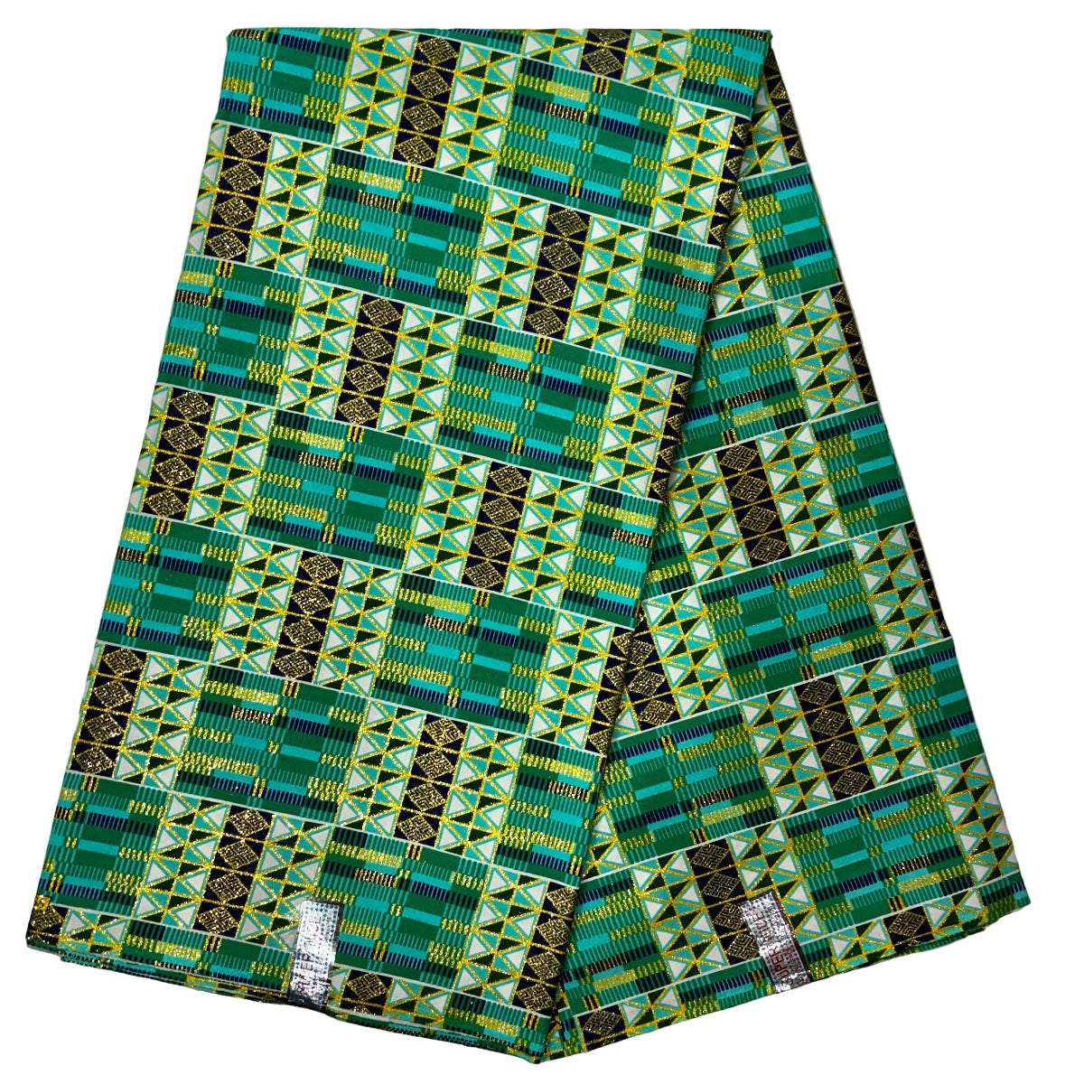 Wax Tissu Pagne Africain pailleté Brillant 6 Yards